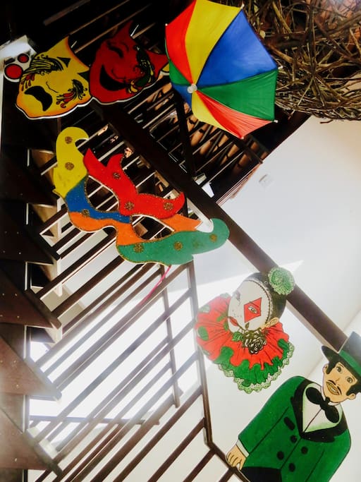Nossa decoração de Carnaval!