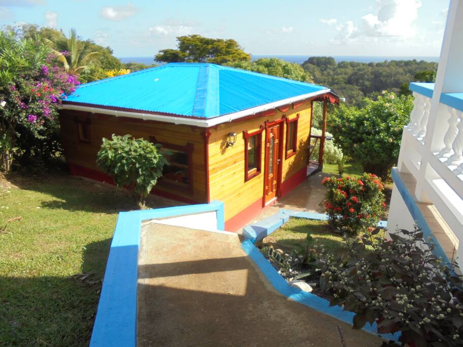 Sunrise Lodge facing towards the Atlantic Ocean and Hodges Bay