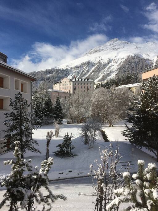 Aussicht vom Balkon
