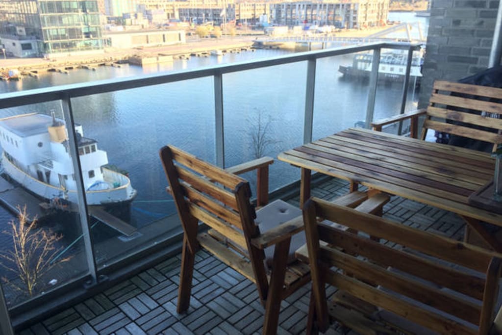 Balcony with waterview