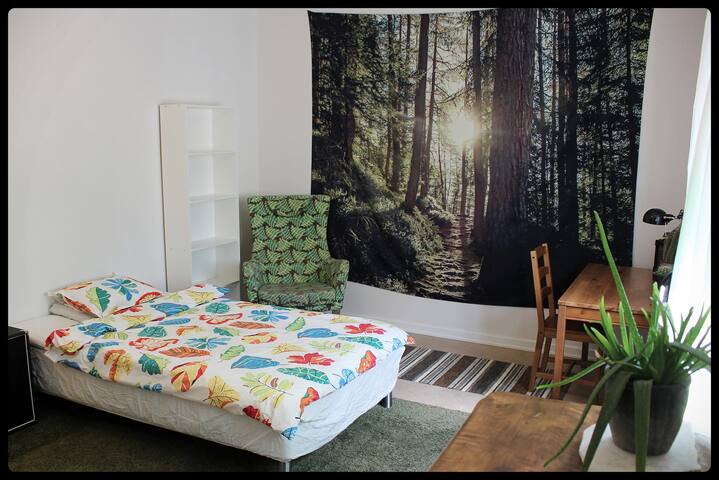 Comfortable place, quiet area close to city centre