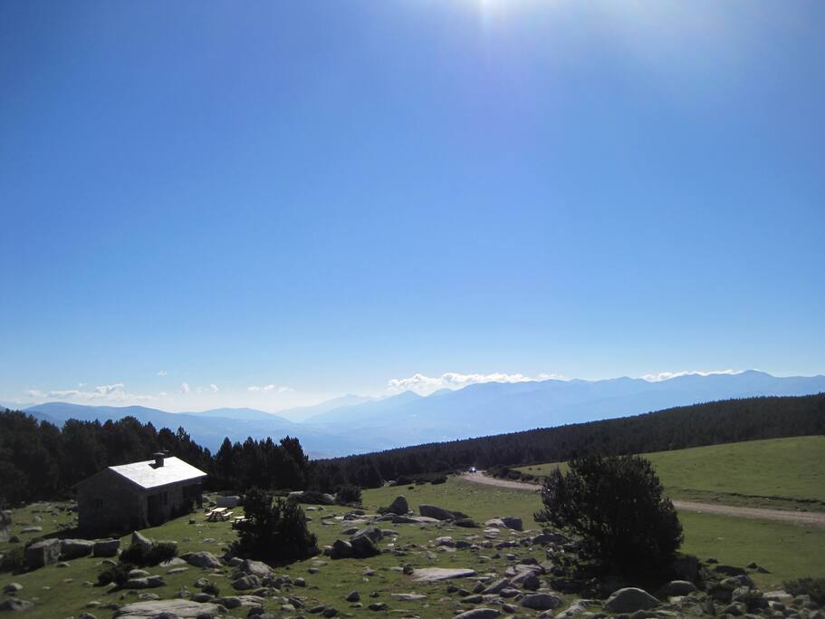 Refugio de la Feixa, situado en Cerdaña
