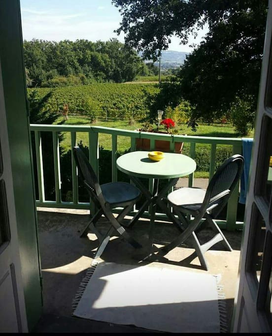 View from Bedroom leading onto balcony Val Du Garonne