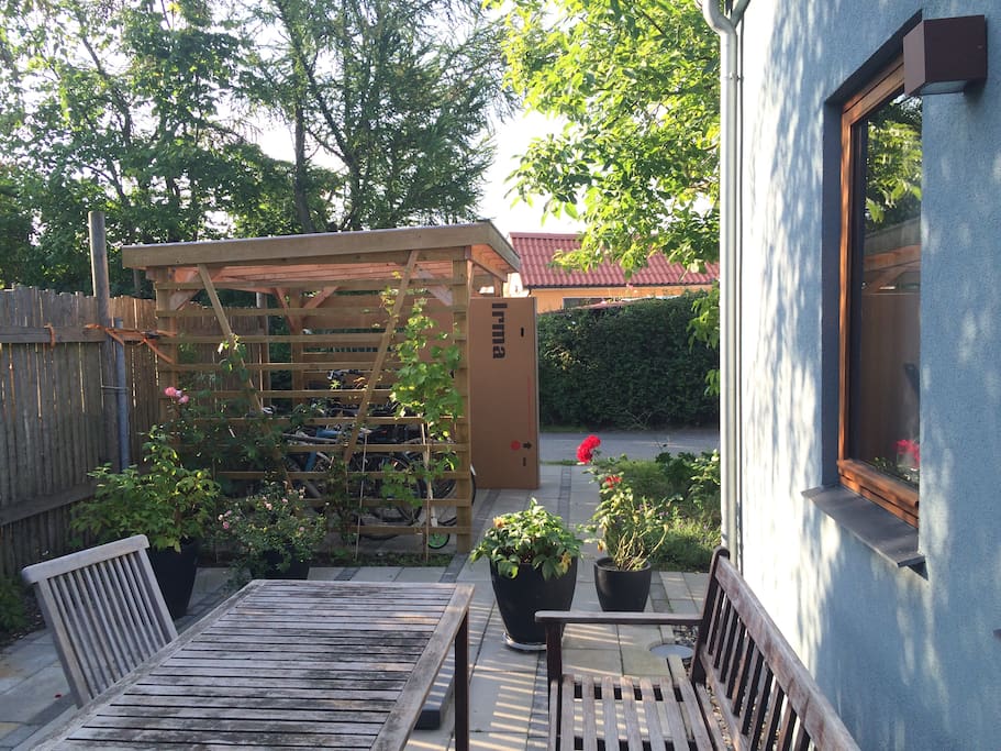 Morning terrace.