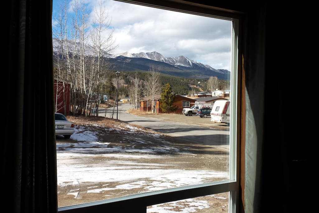 View from living room window on west side.