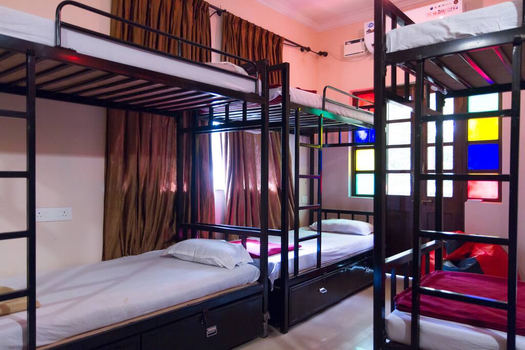 Our Blues dorm is an 8 bed mix A/C dorm. A little smaller than the others, but therefore more cozy!