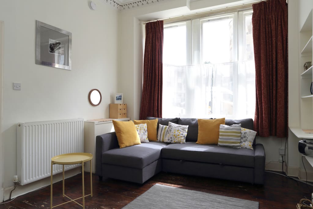 Comfortable sofa that converts into a double bed