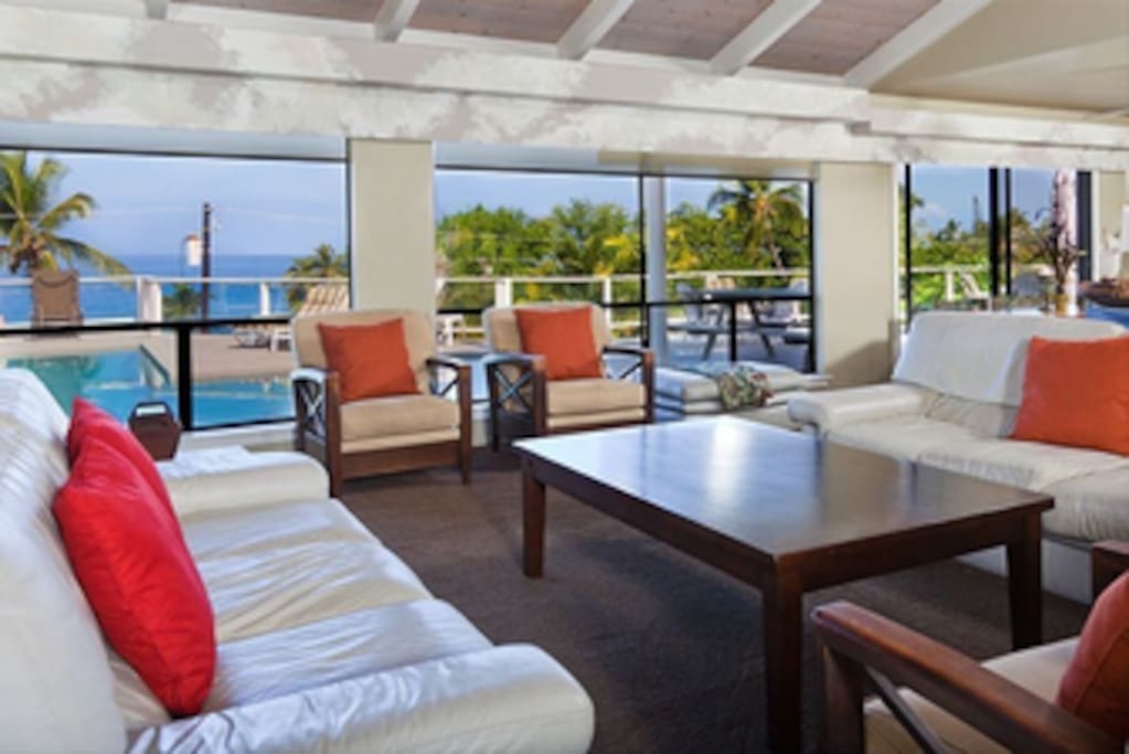 Open floor plan with ocean views!