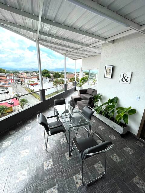 Penthouse with a terrace and a beautiful view