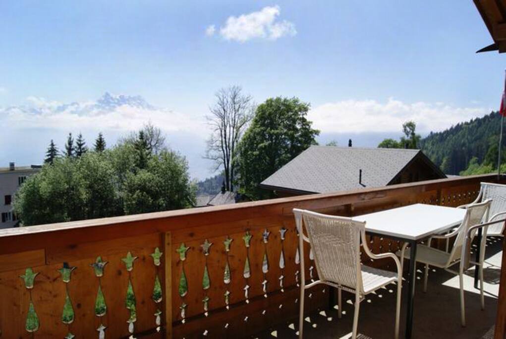 Vue du balcon au sud-est