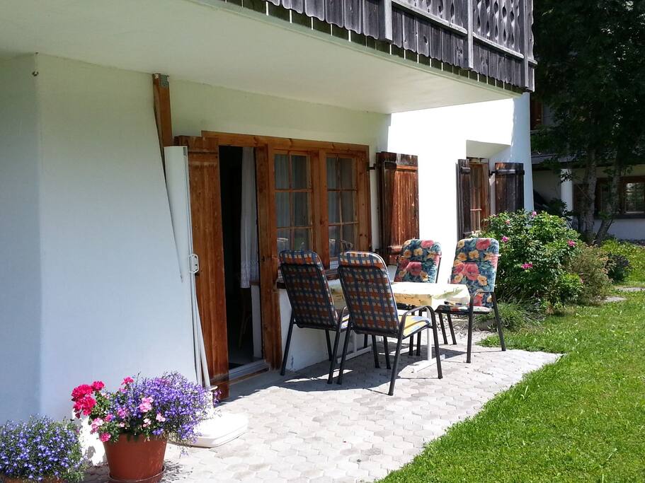 Sitzplatz Sonnenseite