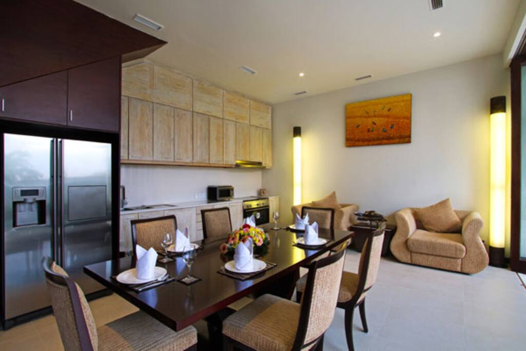 Kitchen and Dining Area