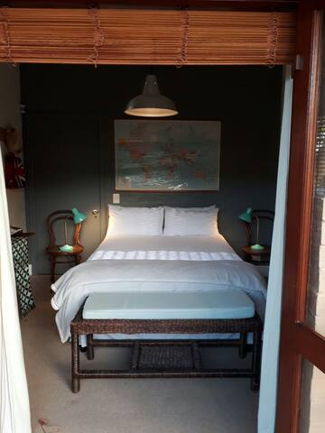 Cozy and tranquil with secure parking.