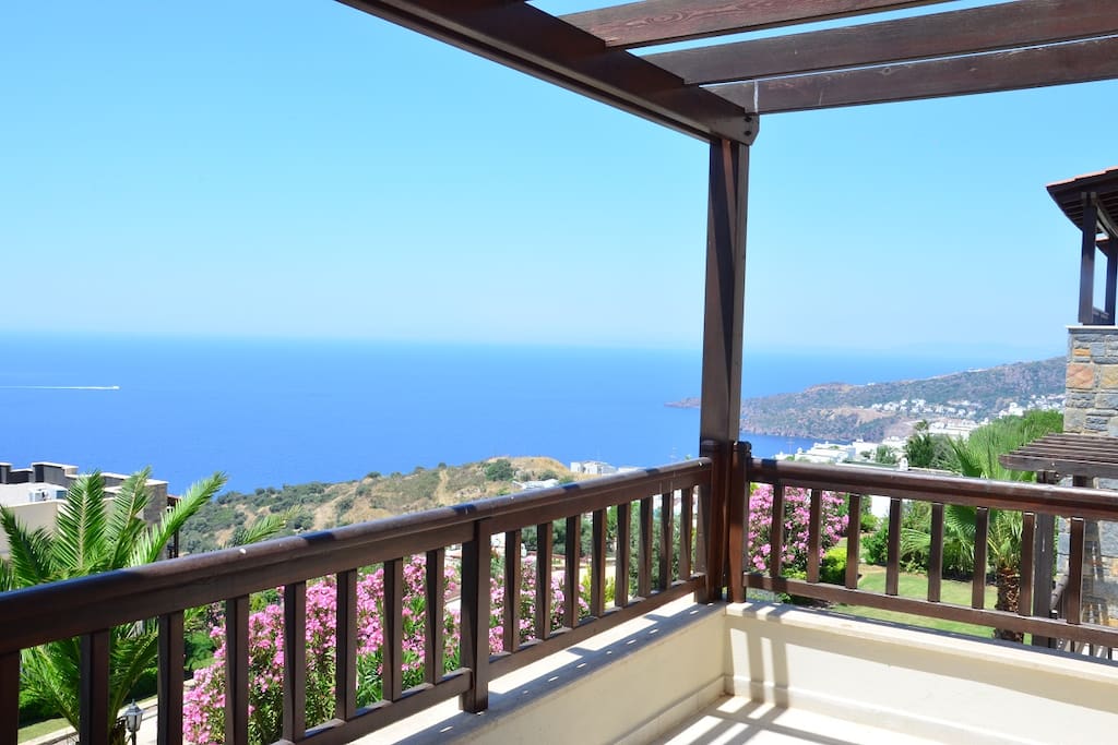 Upper floor balcony view