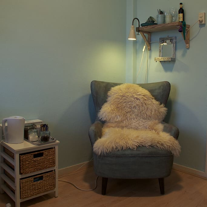 Granny's chair for chilling or reading.