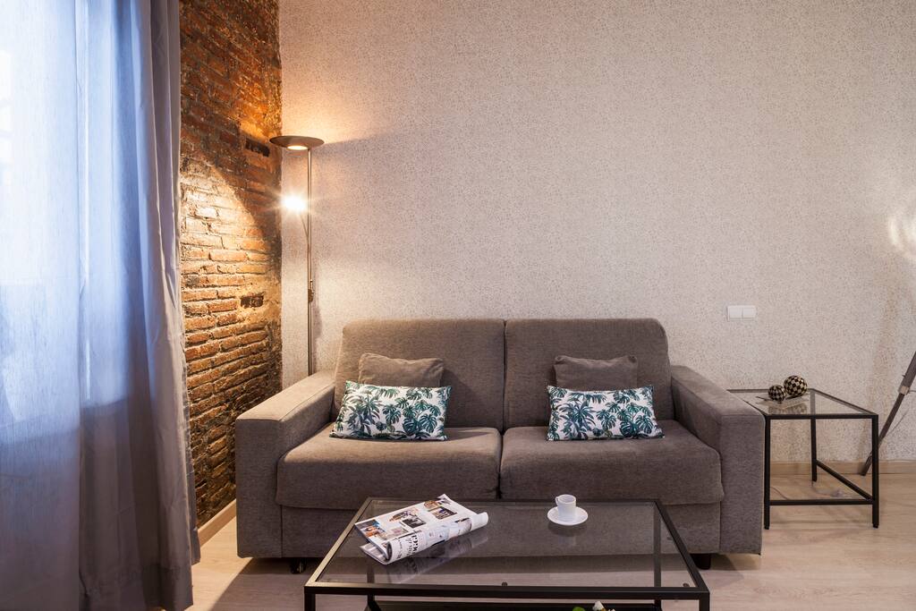Sofá cama en el salón