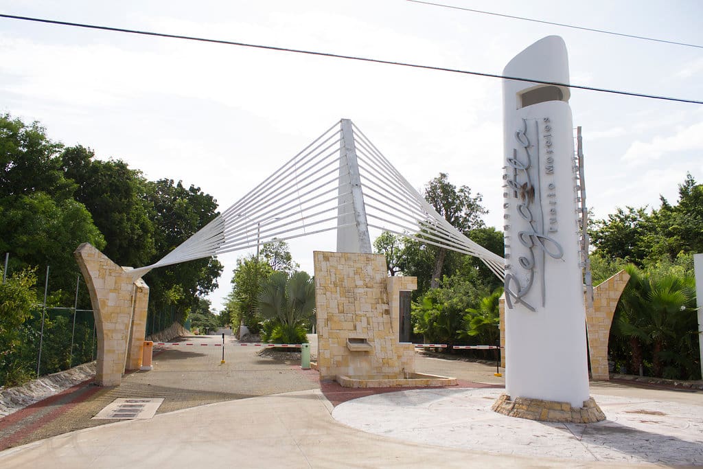 Access gate for control and security.