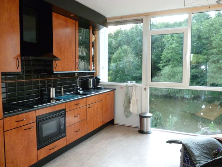 kitchen with a view