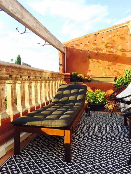 La terrasse / côté salon