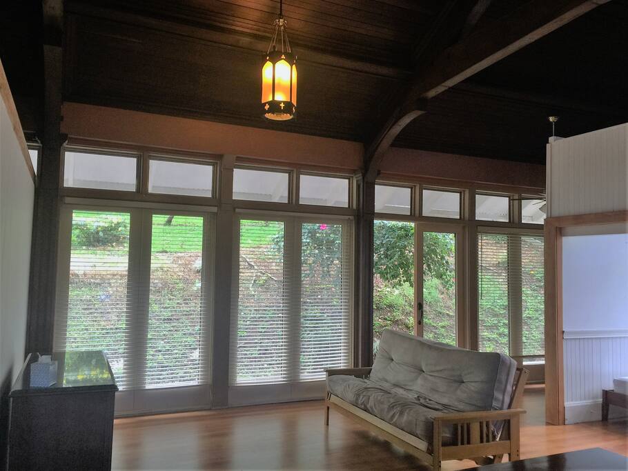Light and Open with High Beam Ceiling