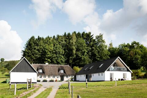 Wonderful luxury farmhouse overlooking the fjord.