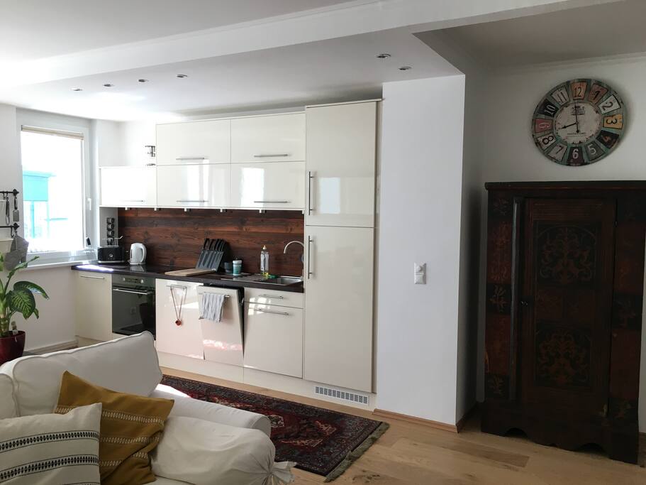 Kitchen in the living room