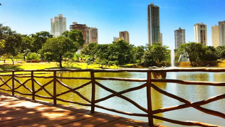 Flat 2716 Luxo moderno varanda - Brookfield Towers