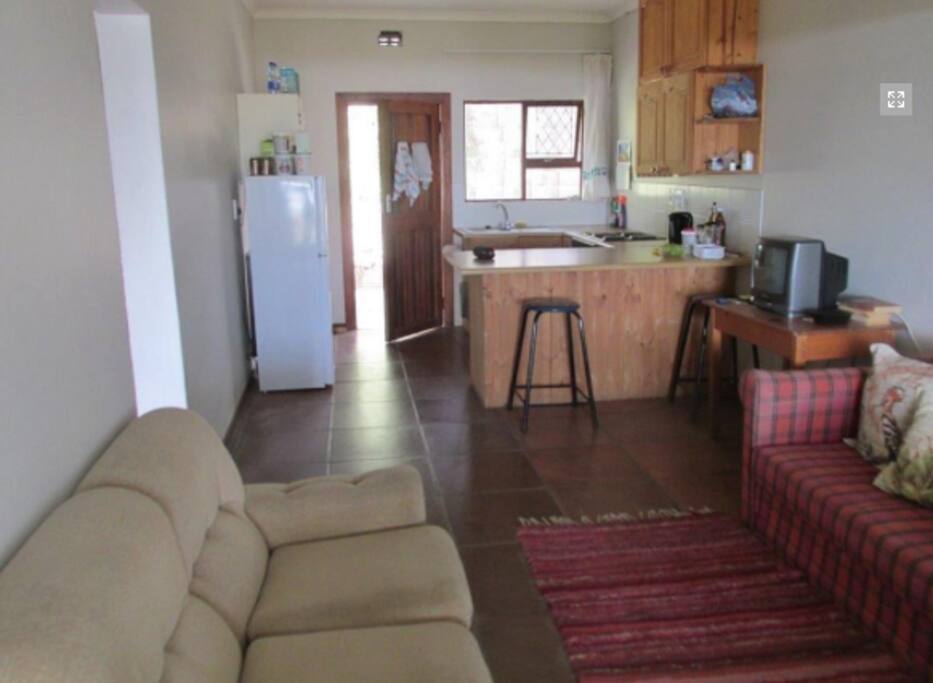 Kitchen and open plan lounge