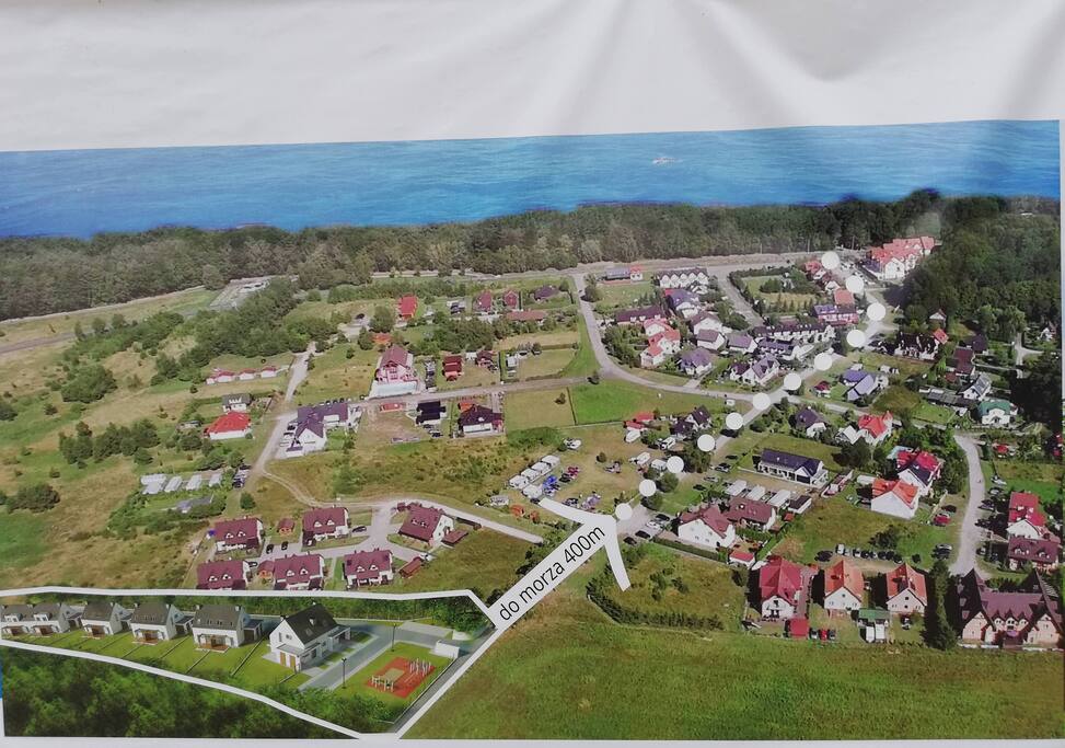Dojście do plaży 400 m