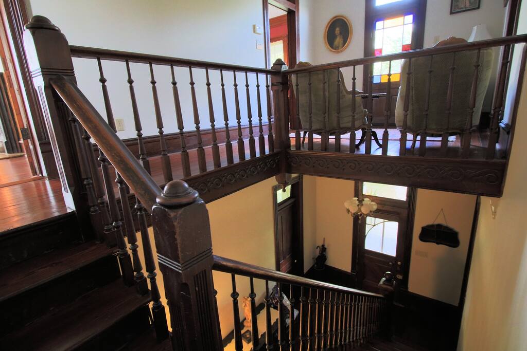 View of landing from stairwell