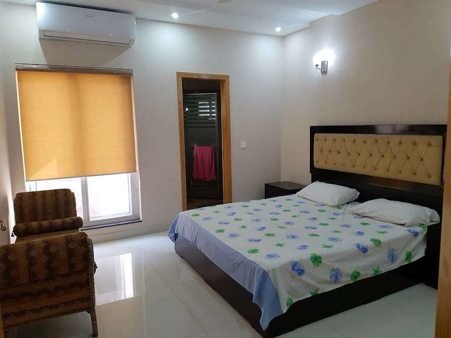 2nd bedroom upstairs with attached bath... you can pick this room or the front one