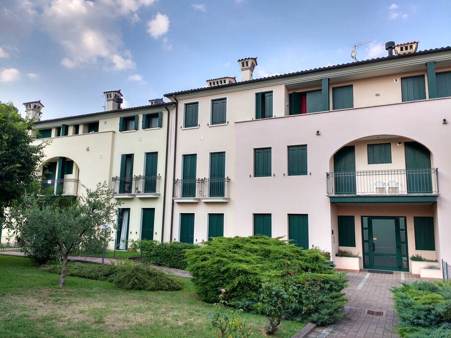 Front of the building