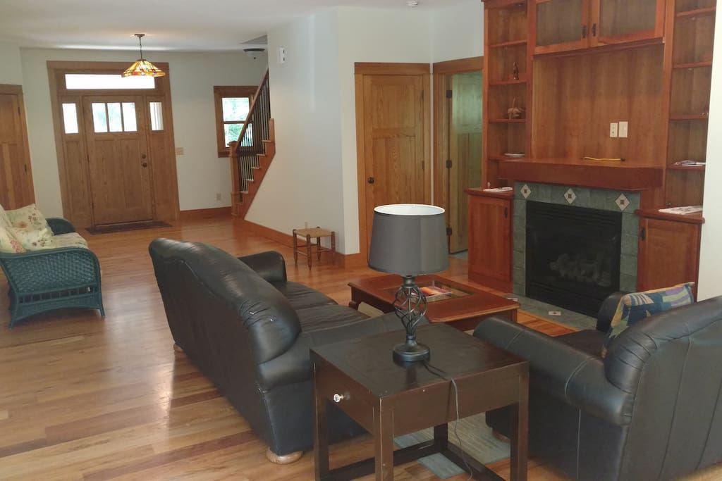 Entry and living area