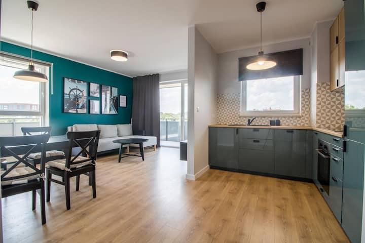 Apartament W Centrum Gdańska Z Tarasem I Parking - 그다인스크