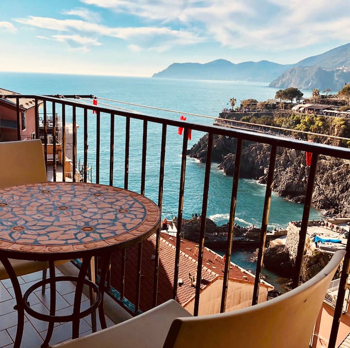 Open Heart Apartment vista mare - Appartamenti in affitto a Manarola,  Liguria, Italia - Airbnb