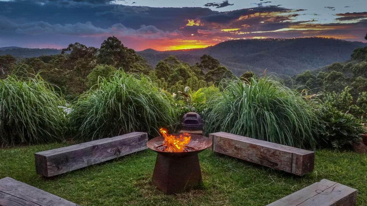 The Mountain View Retreat — photo via the host's Airbnb listing