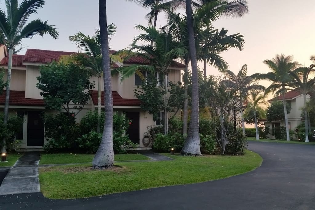 Watch the sunset over the Pacific just 60 feet from your home in paradise. This picture was taken in December 2017.