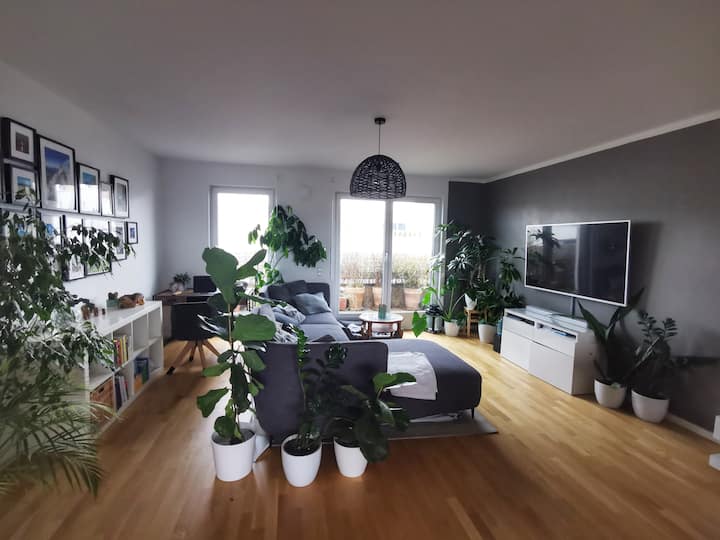 Sunny Penthouse, Terraces,u6,engl. Garden - Ismaning