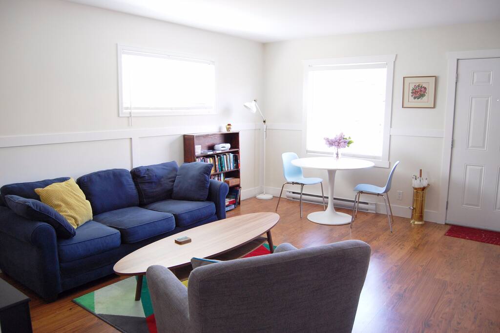 Bright, spacious living room
