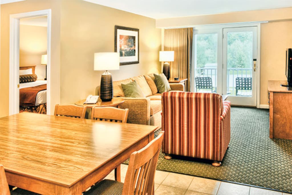 Living Room and Dining Area