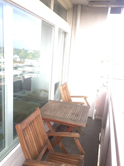 balcony with a view