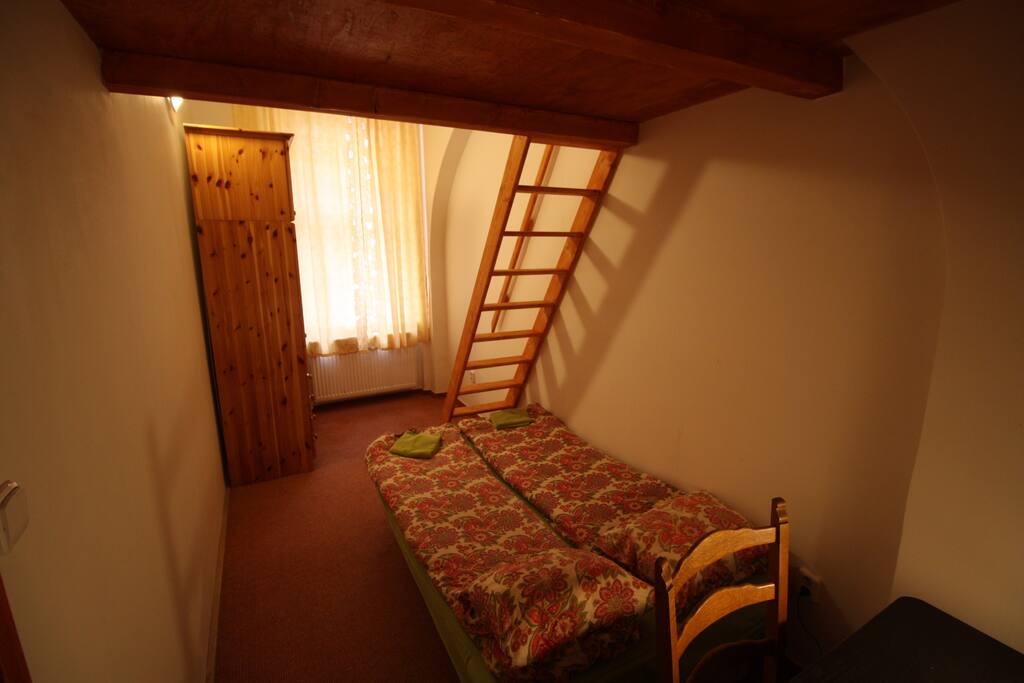 YOUR BEDROOM A arranged for 4 persons, writing desk , wardrobe