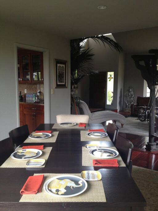 Dining Area looking out to the Living Room