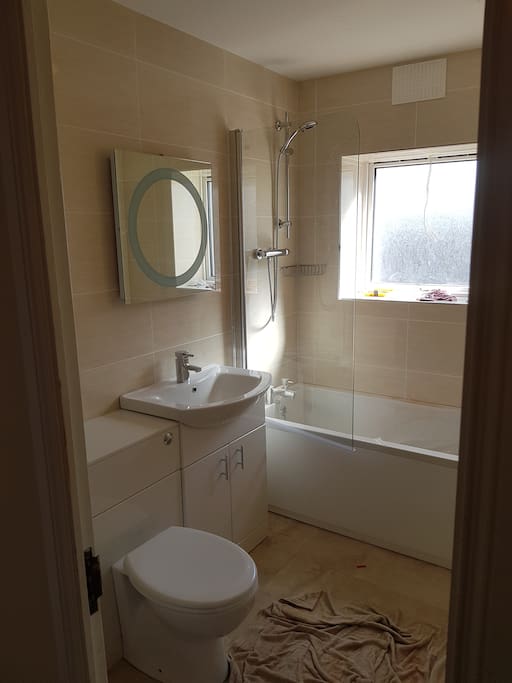 brand new private bathroom