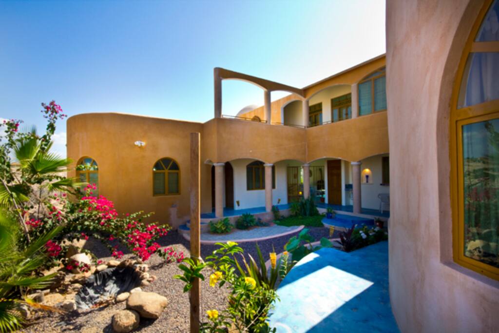 wrap around terrace to enjoy quiet times