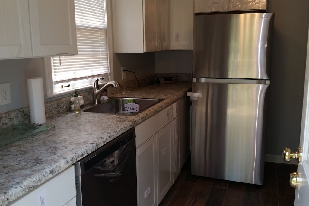 New kitchen with new appliances