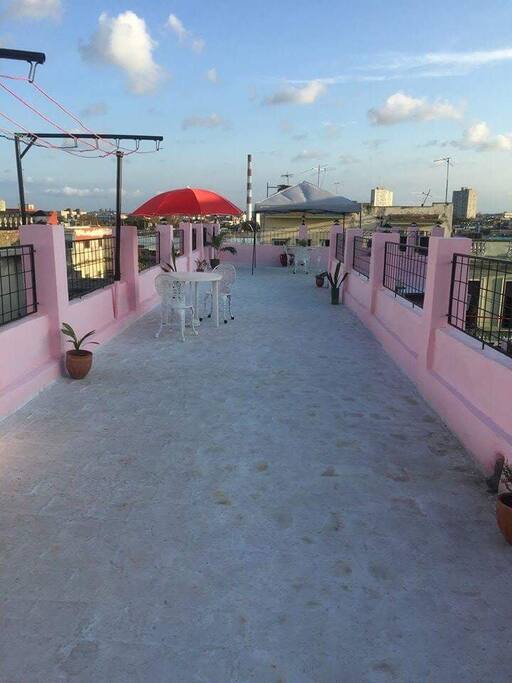 View of our roof terrace