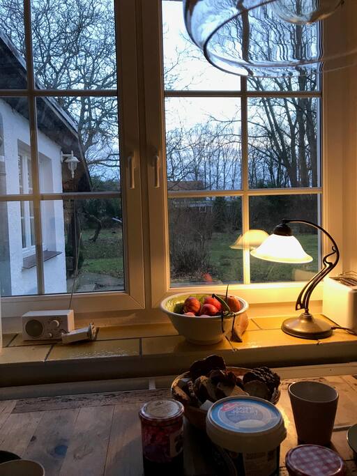 Blick aus der Küche