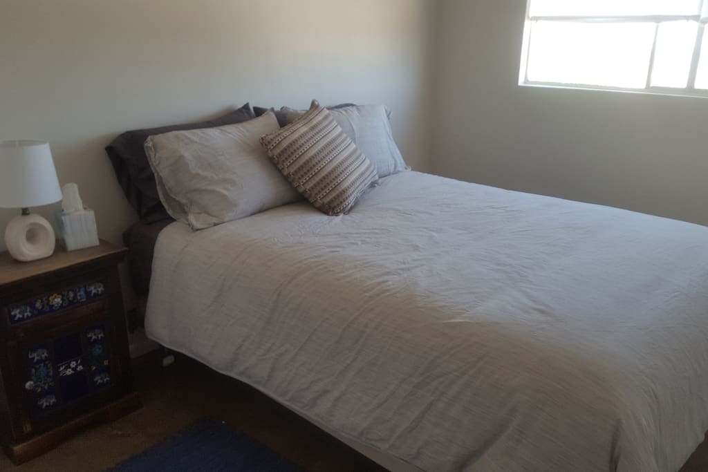 Comfortable queen bed