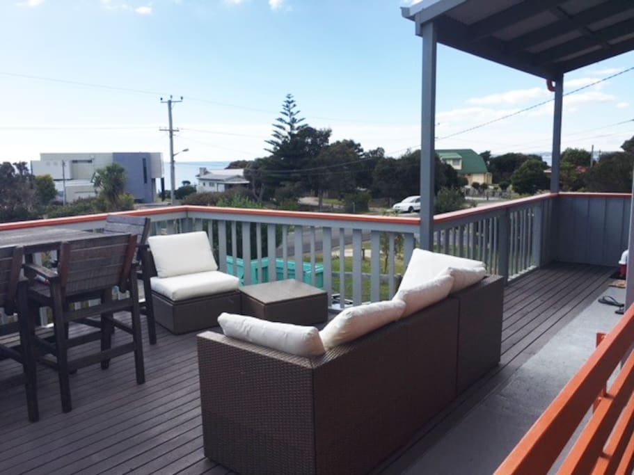 The deck.